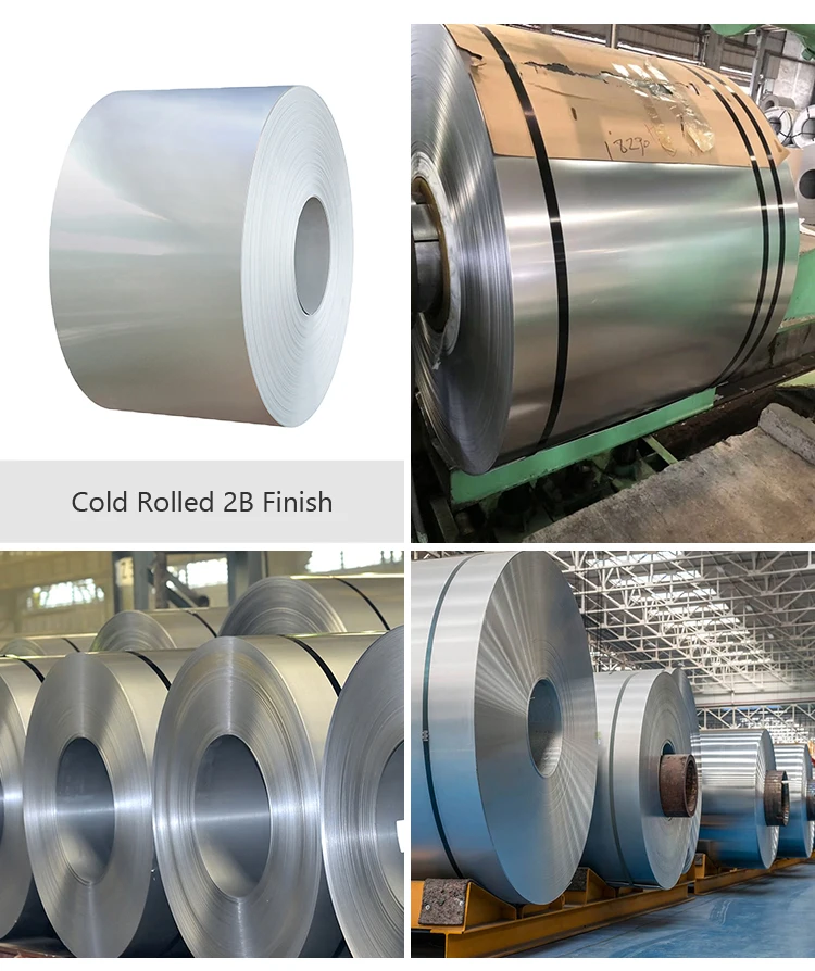 HONGWANG factory mill export materials first grade high quality 201 2B cold rolled stainless steel coil