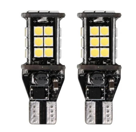 UNJOYLIOD  LED T15 LED Reverse Light W16W 3030 24SMD Car LED NO ERROR Back UP light Red Yellow Car Types