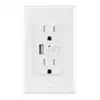 American 3 pin wall socket outlet with USB port with Wifi
