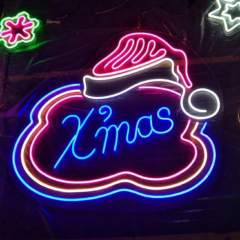 12v silicone acrylic board flexible custom led neon sign for outdoor decoration