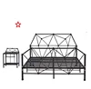 High Quality Pine 2019 Hot Sale Modern Style Bedroom Furniture King Size Bed