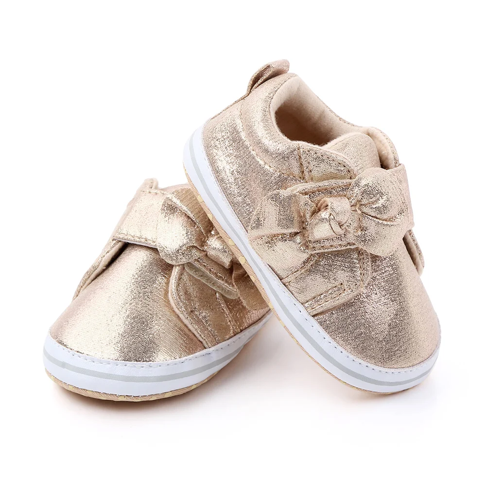 Soft sole baby shoes bow design newborn boy girl  toddler shoes in spring autumn details