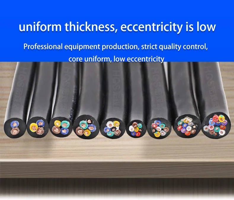 factory price 10 core cable RVV10*0.3 0.5 0.75 square GB multi-core sheath bare copper core cable - ANKUX.COM