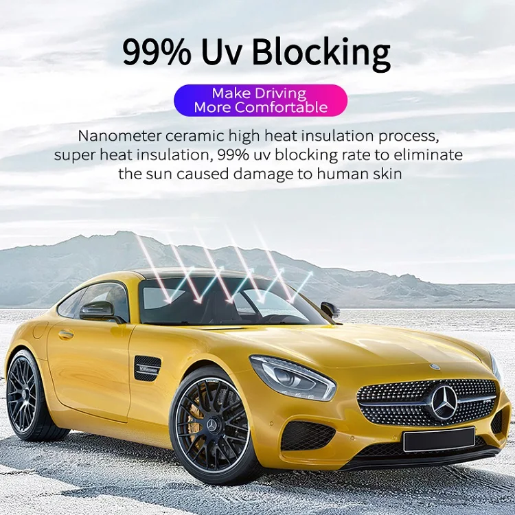 70 Vlt Tint Nano Ceramic High Quality Manufacturer Custom