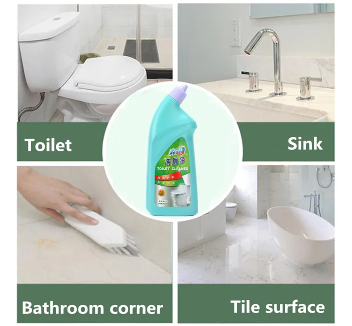 Toilet Cleaner Supplier In Stock Hot Sale 600ml Bottle Packed All Purpose Ceramic Cleaning Liquid
