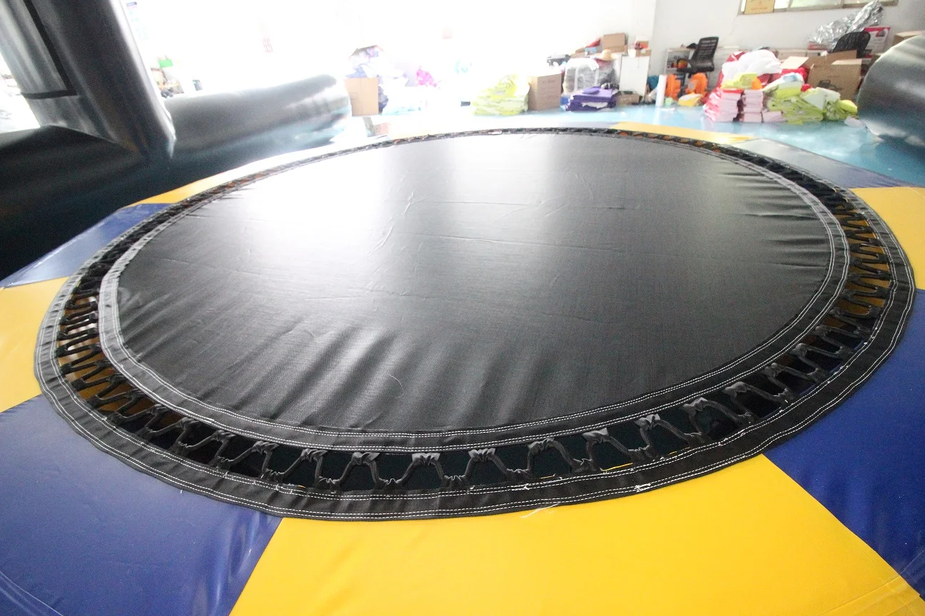 Customized Pvc Inflatable Water Trampolines Summer Jump Floated