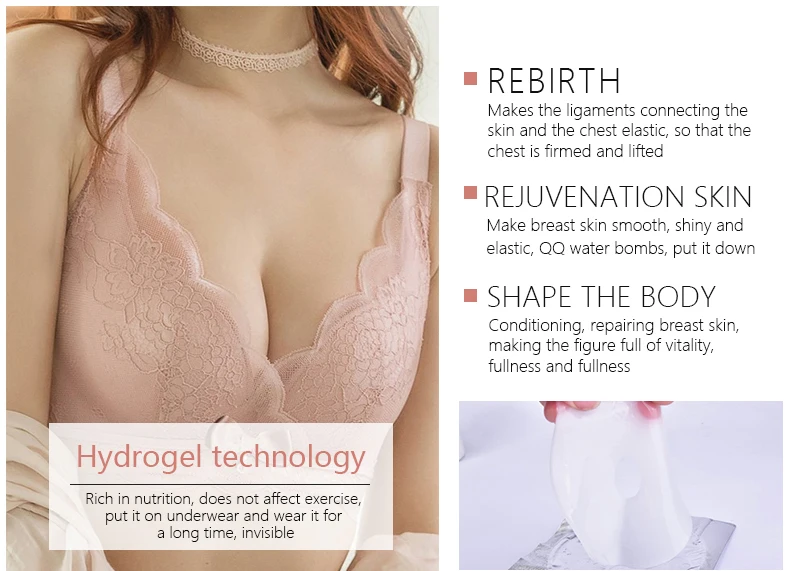 Odm/oem Sheet Mask Perfect Breast Care Natural Collagen Breast Patch