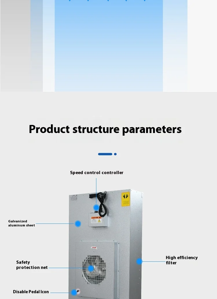 Air Purifier, FFU, Galvanized Steel - detail 18