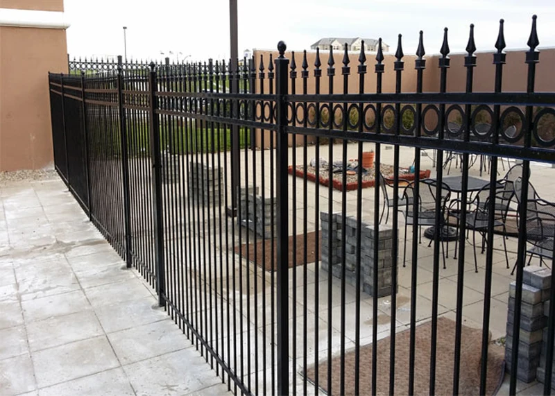 6ft&8ft Cheap Spear Top Metal Fence Panels/ornamental Wrought Iron ...