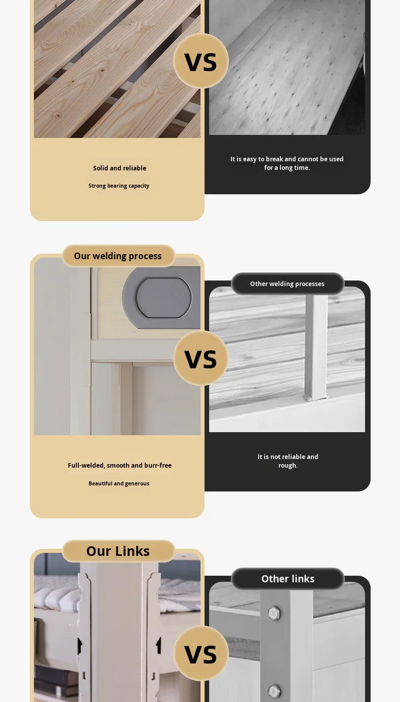 product dormitory queen size good quality loft bed hostel adult metal iron frame bunk beds with stairs for school use-11