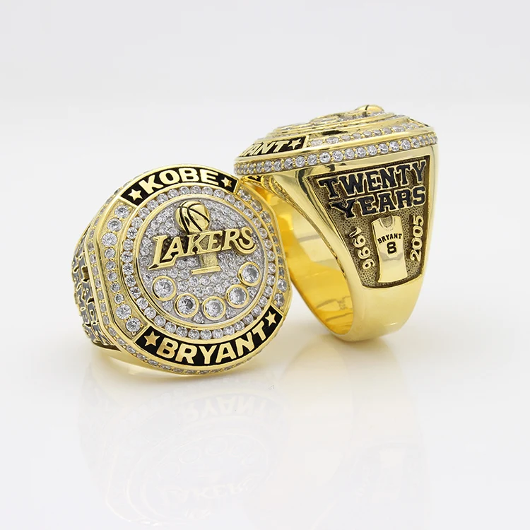 Custom Basketball Mens Kobe Bryant Championship Champion Rings 20th ...