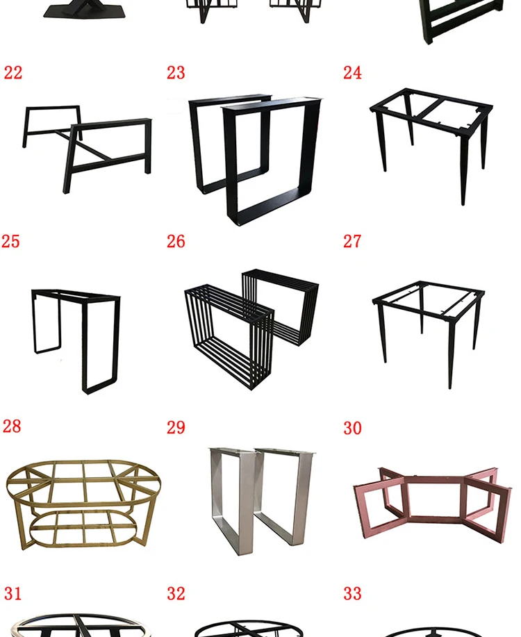 Table Base Marble Dining Table Adjustable Aluminum Brass Stainless