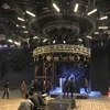 High quality rotating truss revolving circle truss lifting up and down motors