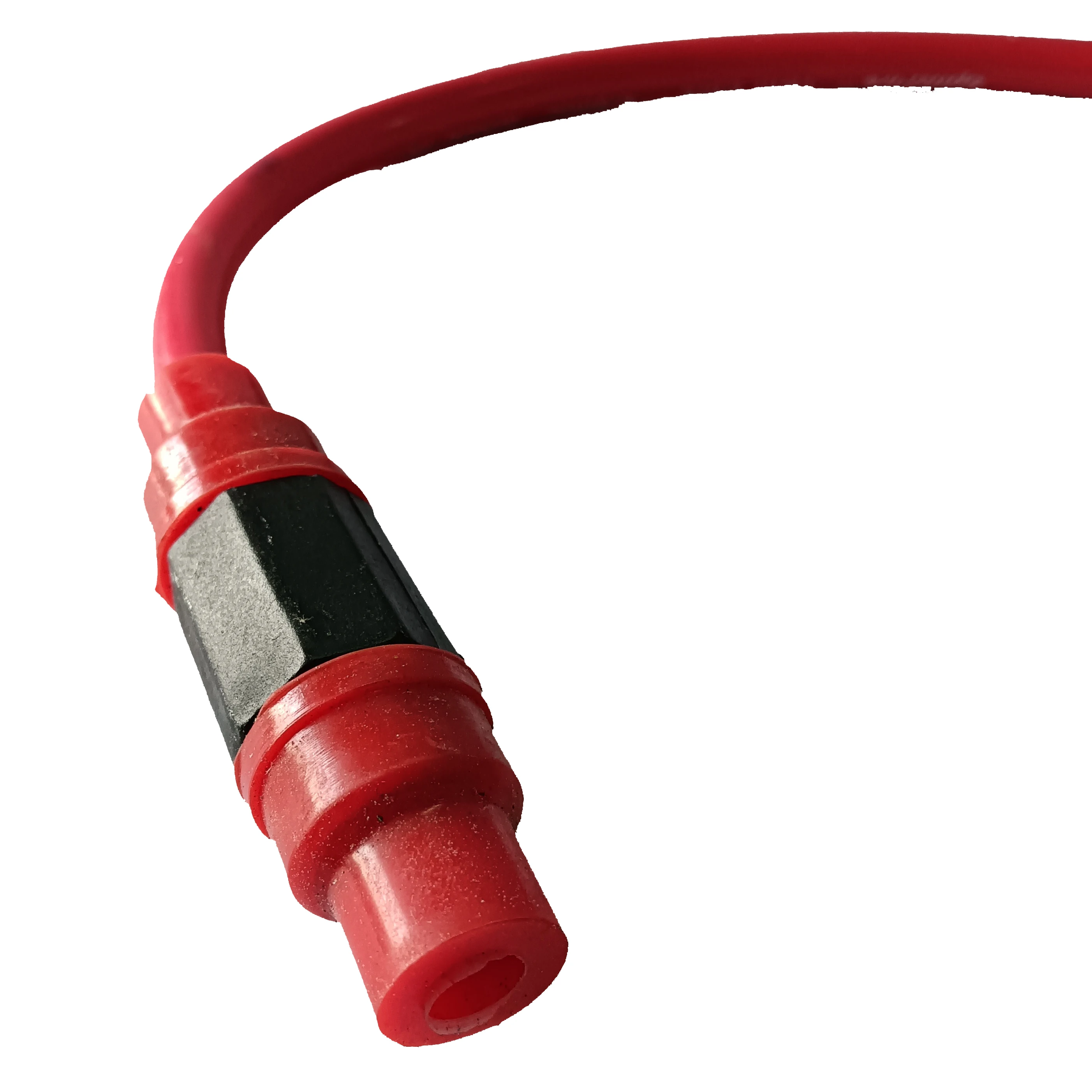 Red 8.8mm Dual Firing Path Wire Sets Motorcycle Spark Plug Cap For