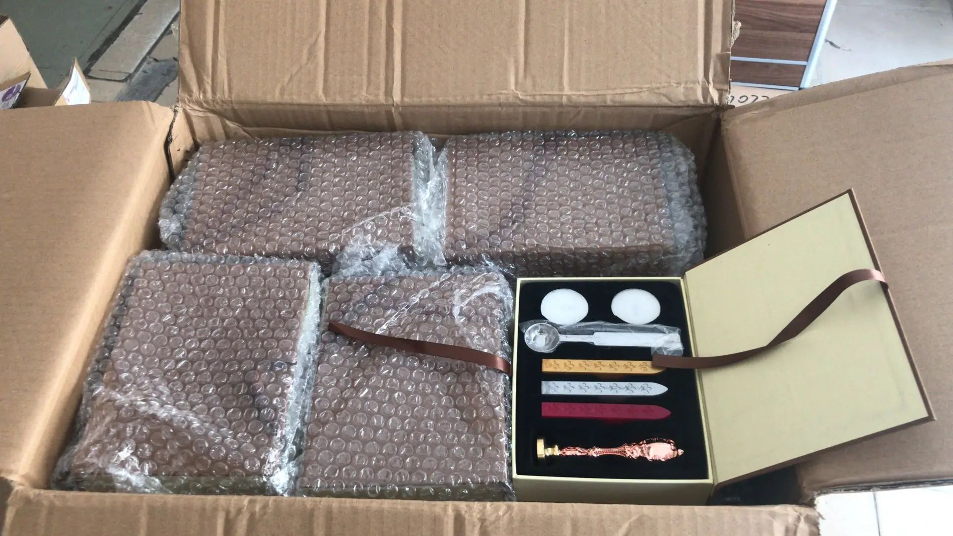 factory price large batch custom wax seal stamp set wax seal kit