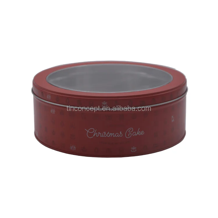 Colored Tin Can For Cookies Food Packaging And Candy Cake Tin Box