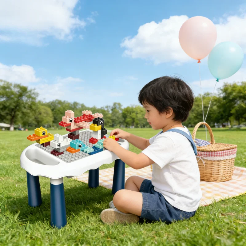 Building Block Table Suitable for Children to Play and Develop ...