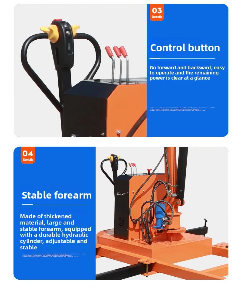 2 Ton Fully Electric Telescopic Crane - Compact & Versatile