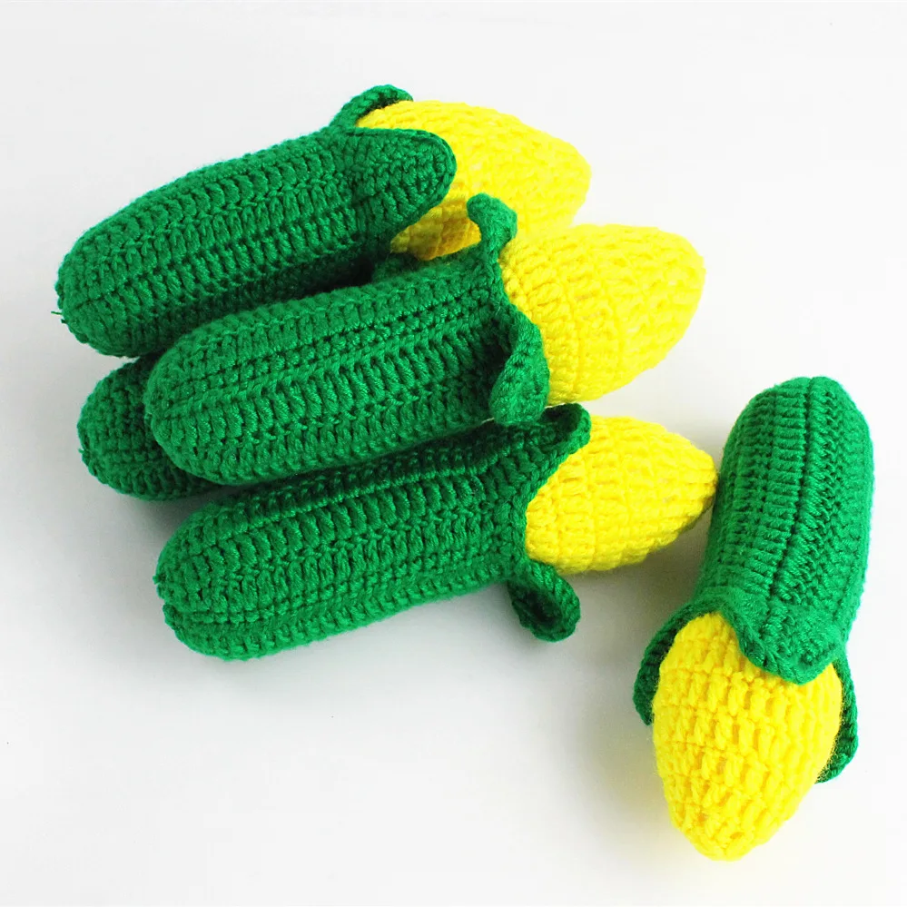 Factory Price Handmade Crochet Soft Fruits And Vegetables For Baby
