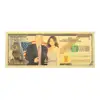 24k gold-plated high quality coin Donald Trump and first lady commemorative banknote