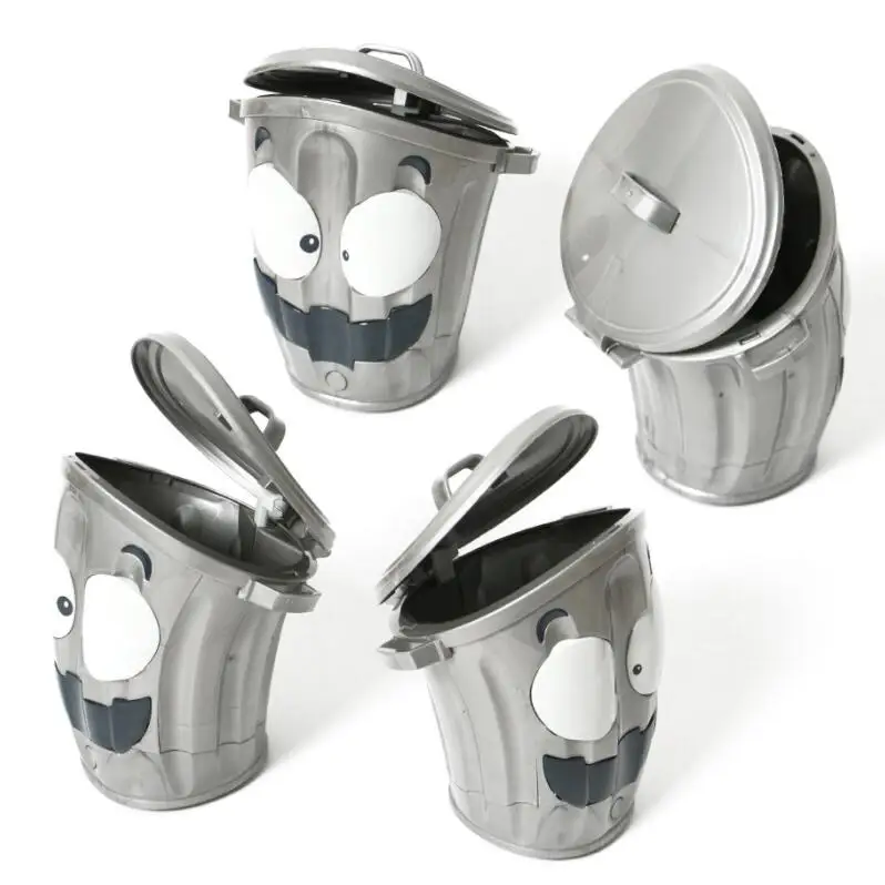 loony bin电动疯狂垃圾桶室内竞技场射击游戏减压垃圾桶玩具