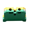 Green/Yellow cross connection ul wire din rail earth terminal block