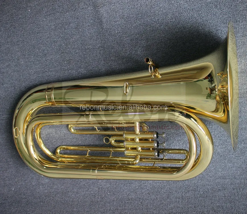 Weifang Rebon High Quality Bb Key Tuba With Soft Case Buy Tuba
