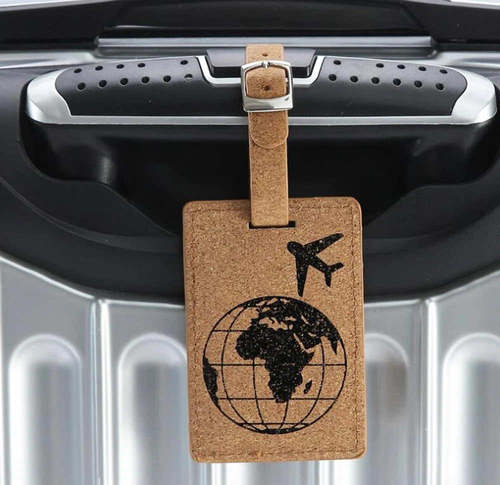 高品质热卖彩色pu皮革定制标志行李牌