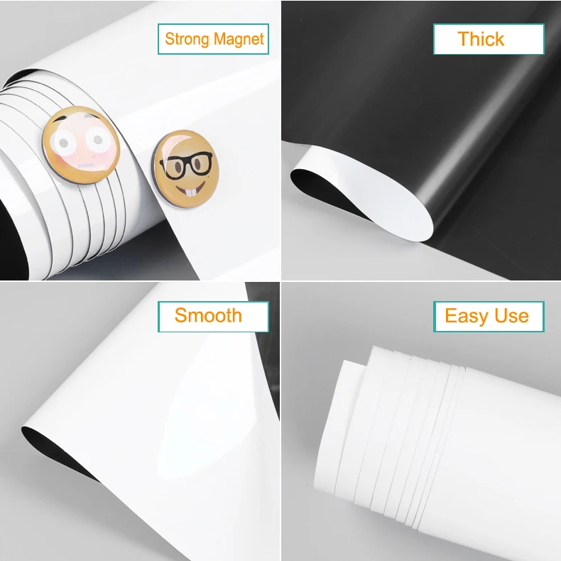 Self Adhesive Iron Sheet Back Flexible Dry Erase Whiteboard