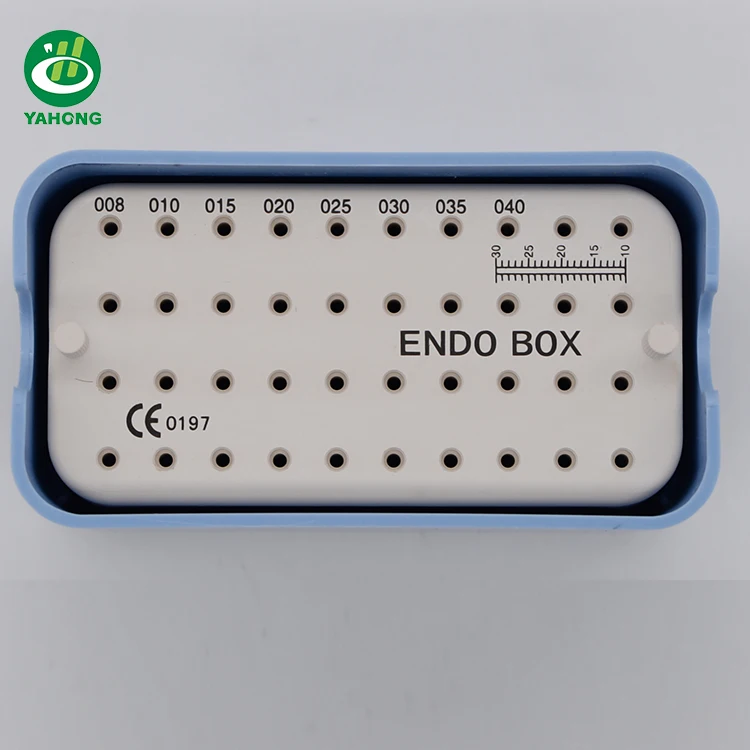 Dental Products Endo Box 40 Holes Bur Disinfection Box For Dental