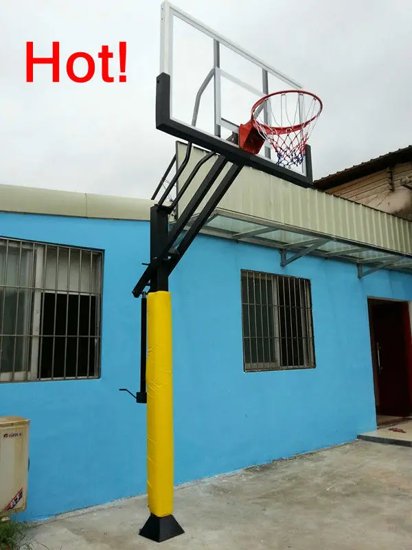 The Beast Portable Glass Backboard Basketball Hoop System Nba Glass