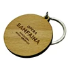 China maker custom shaped name printer laser cutting mini fashion sublimation wooden keychain