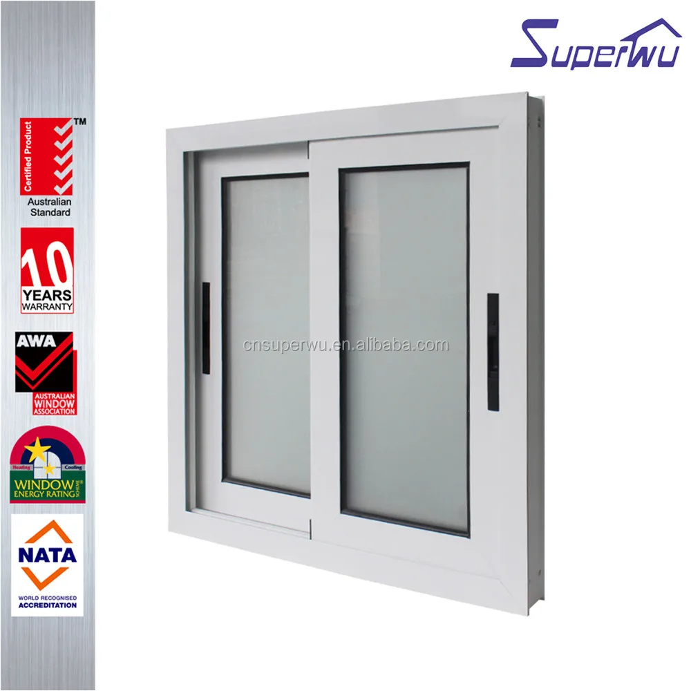 The newest thin frame aluminium windows standard sliding window