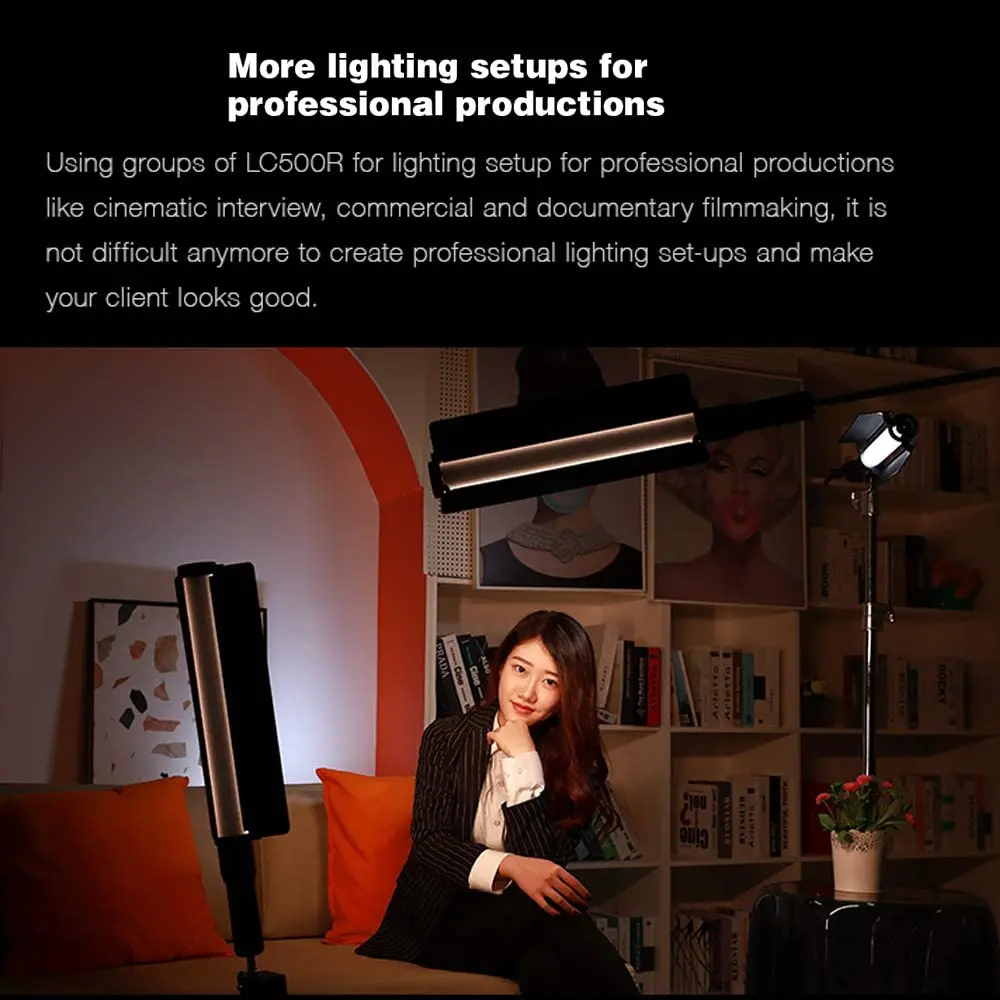 Wholesale Godox LC500R RGBLEDライトスティック2500K-8500Kバイカラー