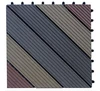 High performance outdoor anti-rot wpc diy tiles eco-friendly wpc deck tiles
