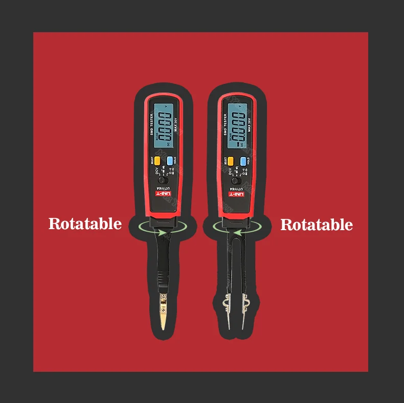 Unit Smd Multimeter Ut116 Series Auto Range Smart Smd Component Tester