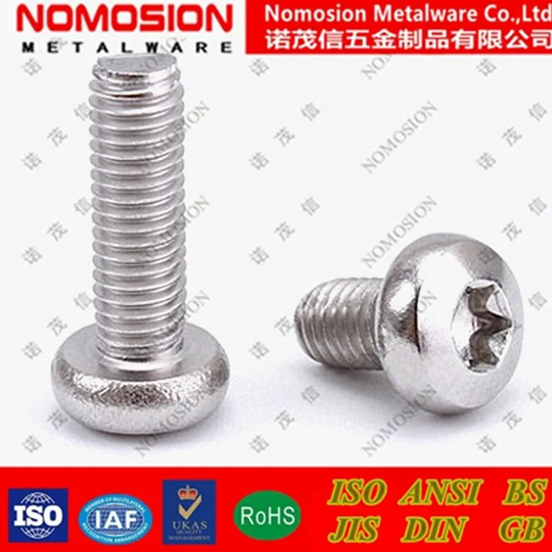 Gb2672 Stainless Steel Round Head Pan Head Internal Plum Screw M2m2 ...