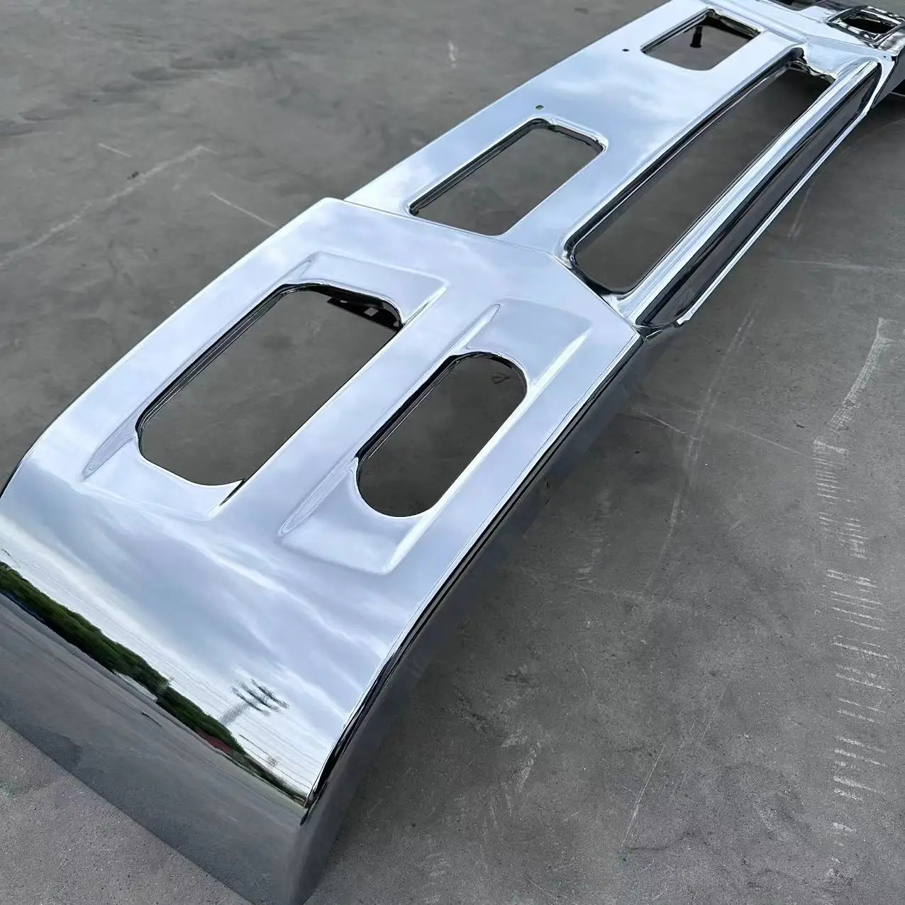 GHCD Hot Product/ Factory Manufacturing/high Quality Japanese Truck Universal 1750/1950mm Chrome-plated  Bumper manufacture