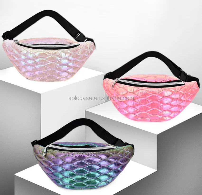 Women's Shiny Waist Bum Belt Bag
