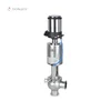 DONJOY SS304 and SS316L stainless steel sanitary pneumatic divert seat valve with position sensors