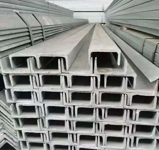 S355JR Galvanized After Rolling Channel Structural Steel for Cutting Sheets Bending and Welding for Construction Applications manufacture