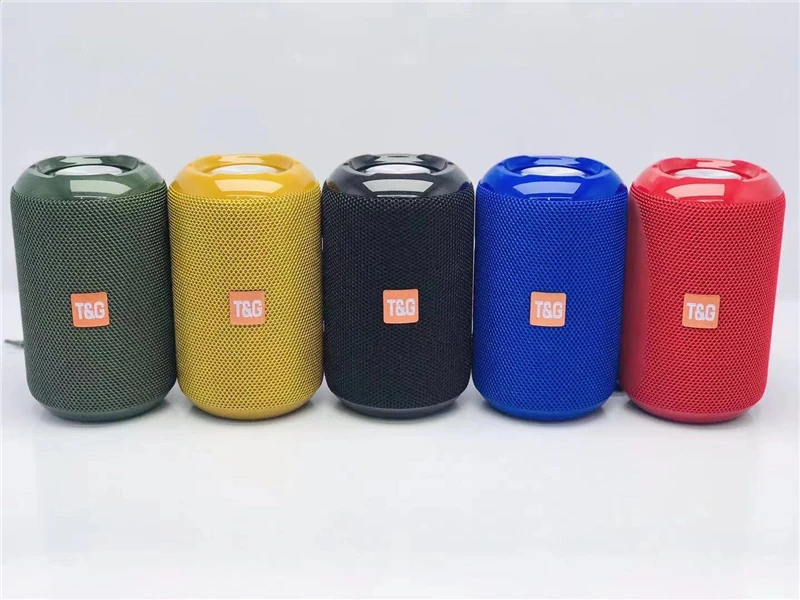 2020 New portable stereo wireless speakers TG524 small loud speaker outdoor waterproof music player with FM radio TWS function - ANKUX.COM