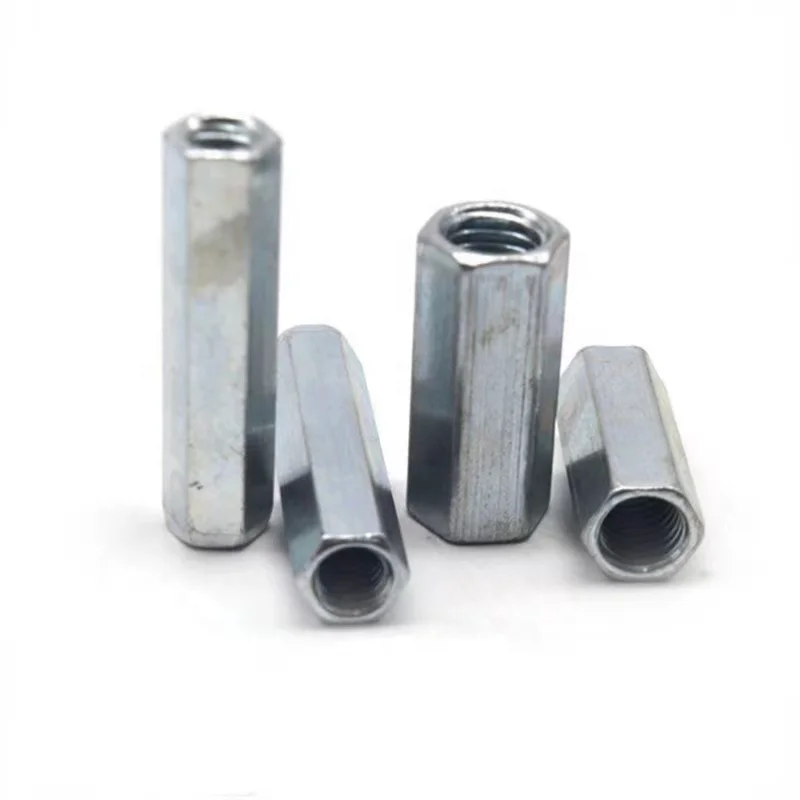 Yisen Fastener M3 Carbon Steel Long Hex Round Couple Reducer 38 Right And Left Hand Threaded