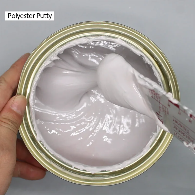 Polyester putty. Polyester putty