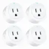 Smart plug Mini Wifi Outlet Works With Alexa, Google Home IFTTT, No Hub Required Supports 2.4GHz Network