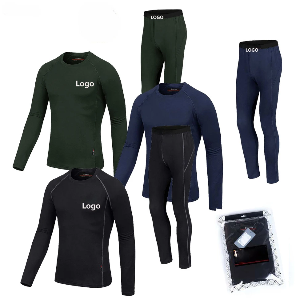 2023 Winter Keep Warm Thermal underwear Suit Long Johns Seamless Men Warm Thermal Underwear