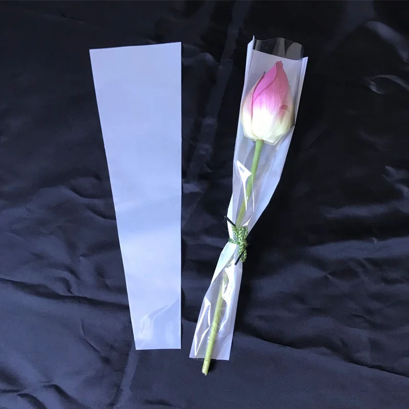 BOPP single rose sleeve, Flower wrapping paper