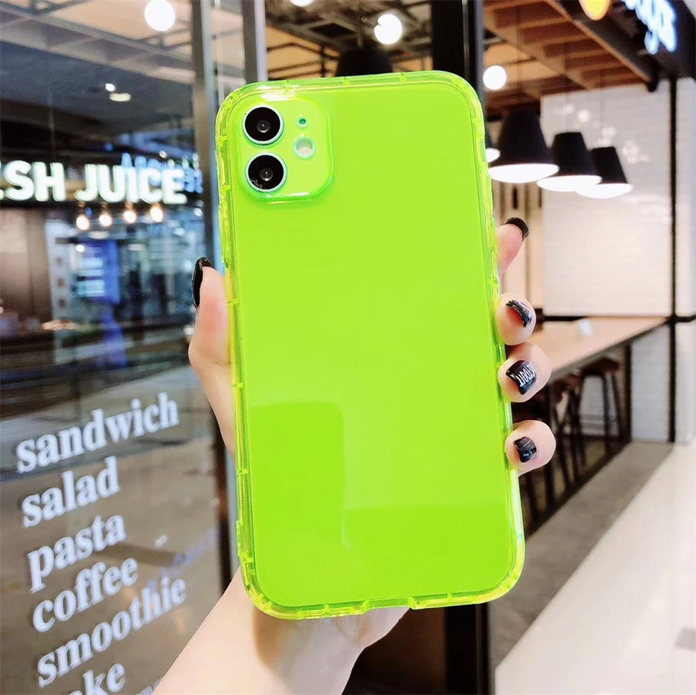 Разноцветный Ударопрочный Чехол Для Телефона Из Тпу,Меняющий Цвет ...