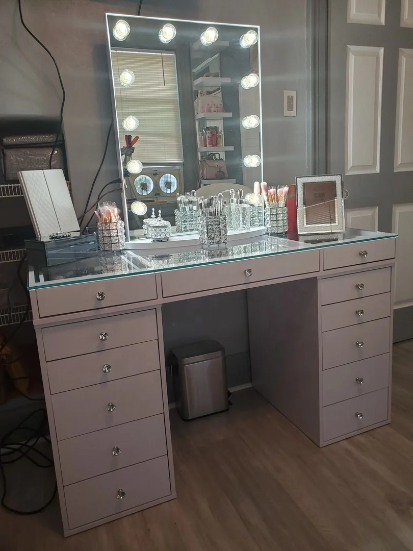 Hollywood Impressions Vanity Table With Mirror Buy Impression Vanity Slaystation,Impression