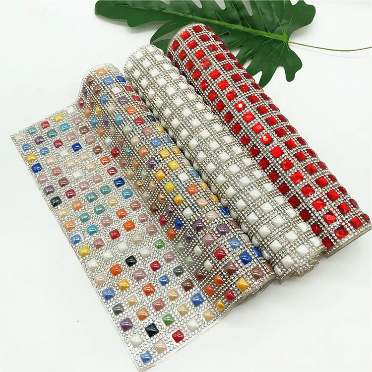 24*40cm Colorful Pearl Hotfix Crystal Sheet,Hotfix Strass Sheet,Hotfix ...